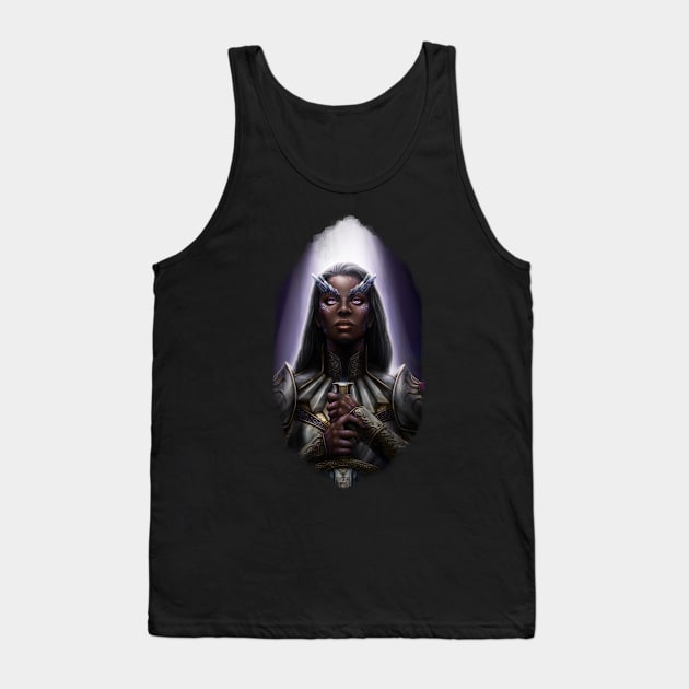 Crystal Paladin (Original Look) Tank Top by Art of Ariel Burgess